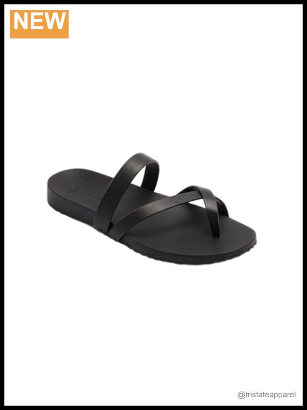 Waterproof Leather Slide Sandal Podiatrist Footbed Strappy Resort Sandal